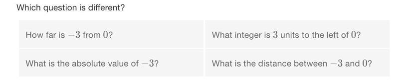 Which question is different?-example-1