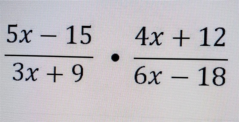 PLEASE ANSWER ASAP!! Expression in picture Multiply the rational expressions below-example-1