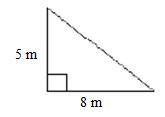 What is the area of this triangle? * 2 points Captionless Image 13 square meters 45 square-example-1