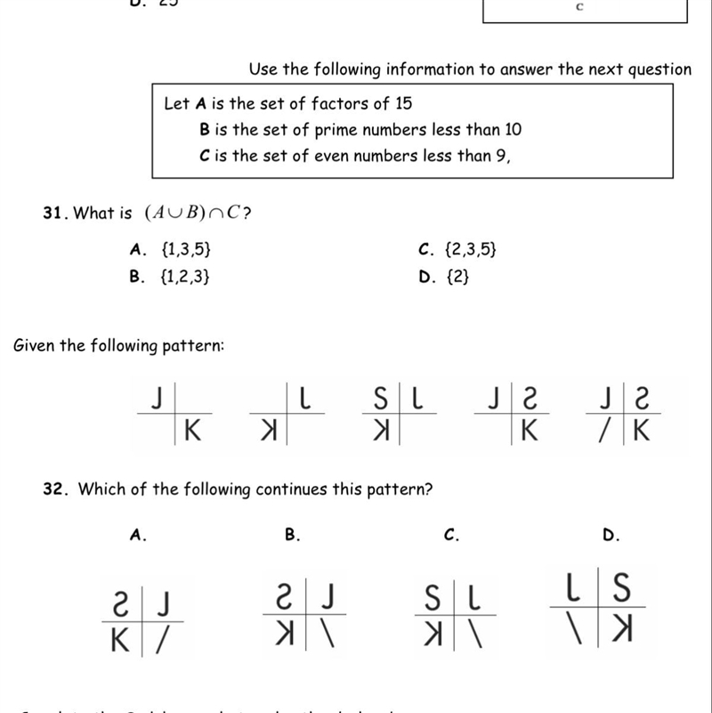 if you’re good with set theory in math 30 please help with questions 31 and 32!! real-example-1