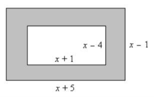 The figures below are rectangles. Which polynomial represents the area of the shaded-example-1