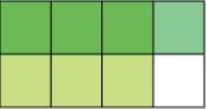 What is the answer to the multiplication problem that is modeled below? a 3/4 b 7/8 c-example-1