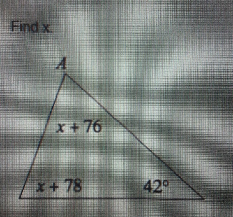 Pls help find x of this and help me understand how to find it :)​-example-1