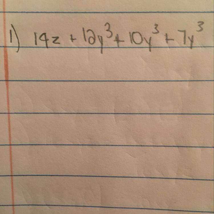 Simplify 14z+12y3+10y3+7y3-example-1