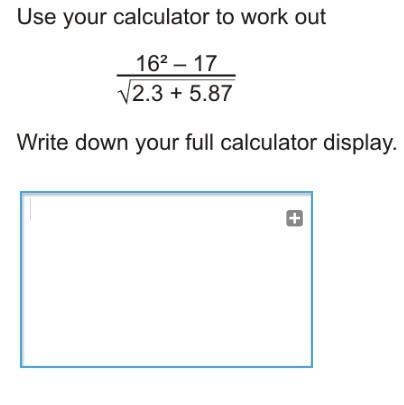 Please help. Use your calculator to work out. (:-example-1