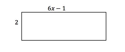 LOOK AT D PHOTO Which expression represents the perimeter of the rectangle A. 2x - 2 B-example-1