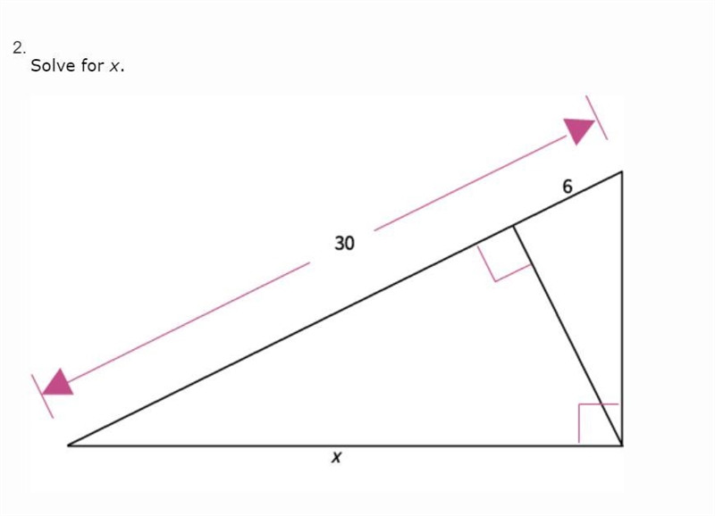 Solve for x. a) 5√12 b) 12√5 c) 33 d) 6√5-example-1