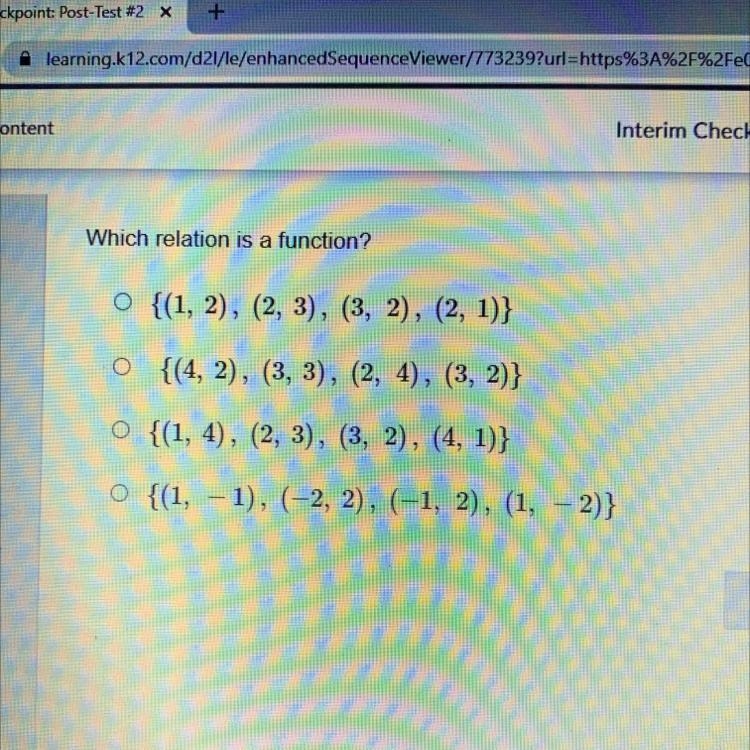 Which relation is a function?-example-1