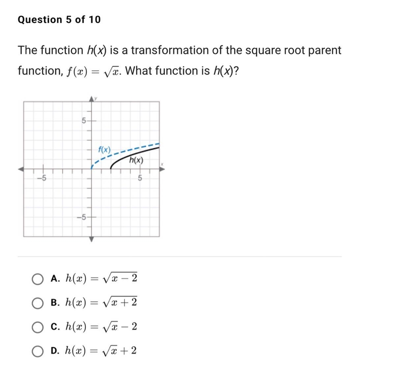 PLEASE HELP AND EXPLAIN IF YOU CAN I DONT UNDERSTAND!!!!!!!! The function h(x) is-example-1