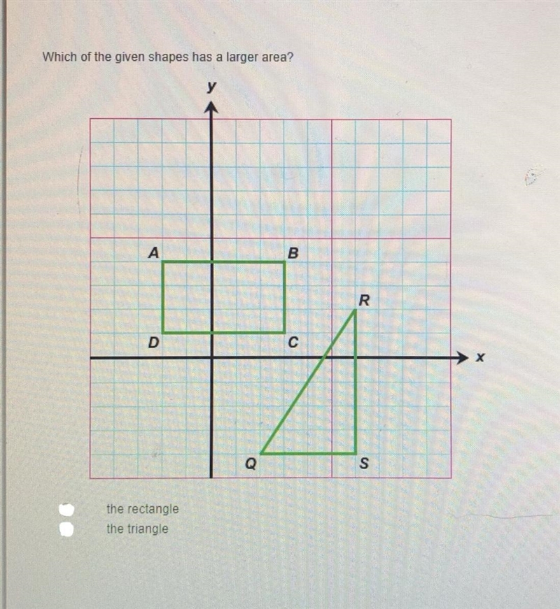 Which of the given shapes has a larger area?-example-1