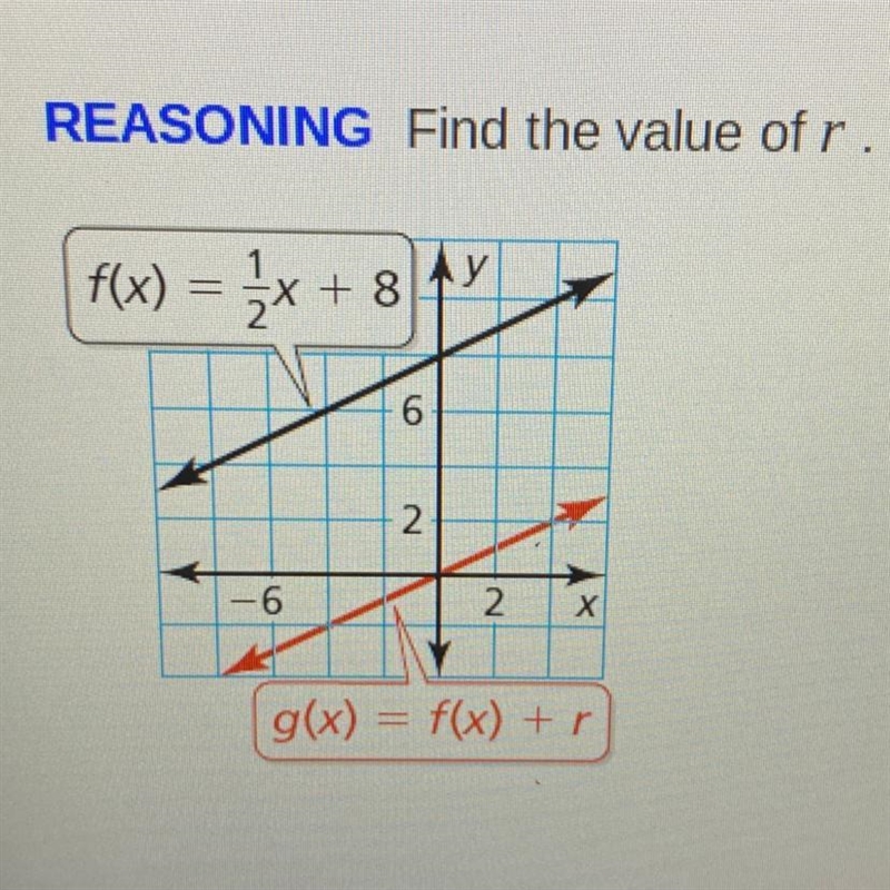 Find the value of r.-example-1