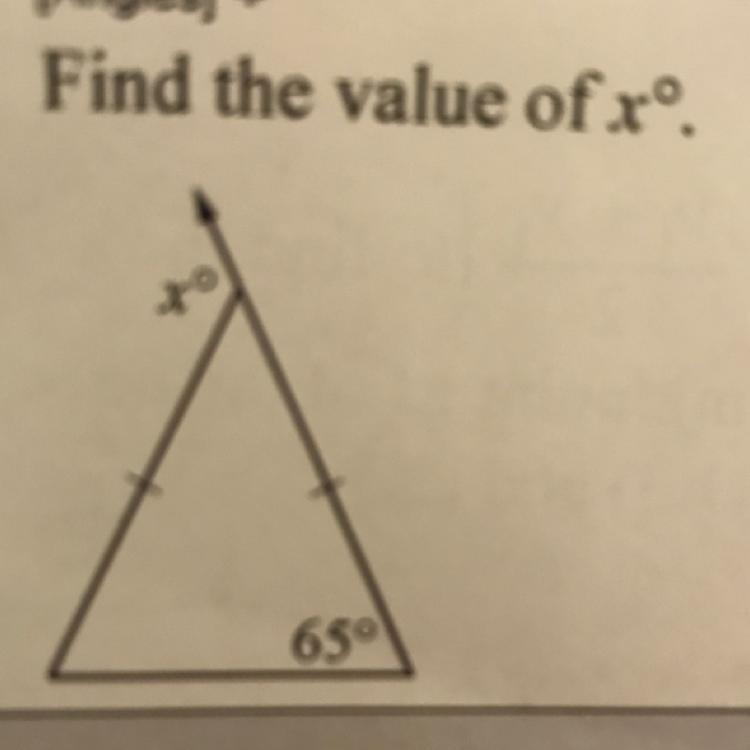 Help please I don’t know what it is and I need to find the value of x please HELP-example-1