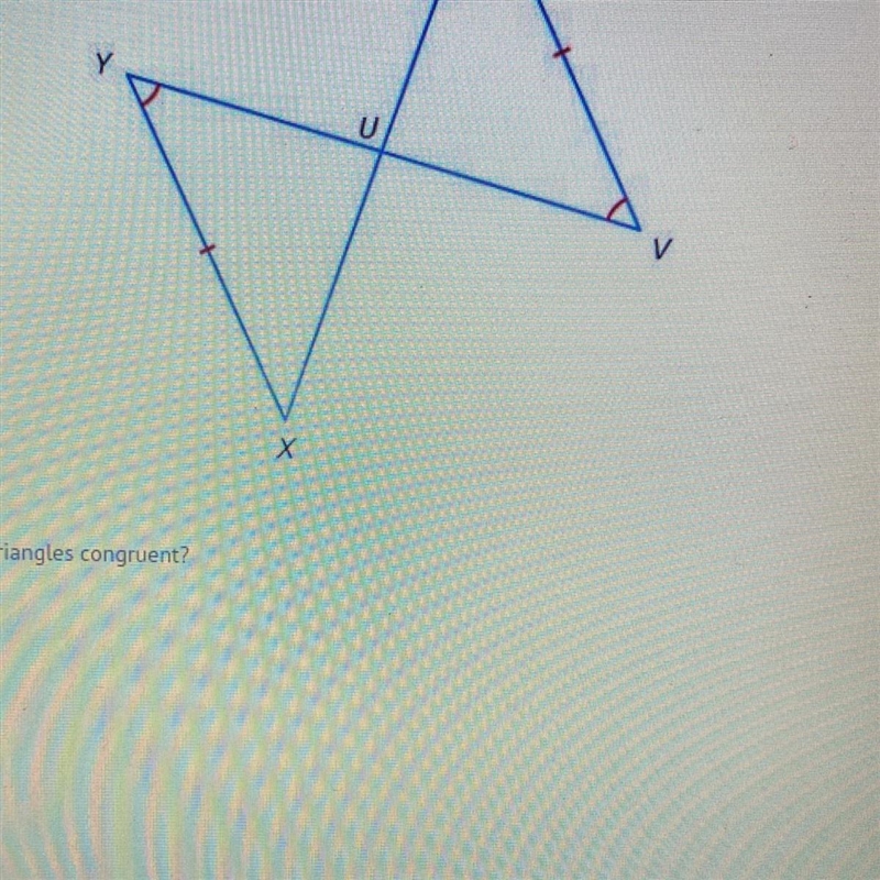 By which rule are these triangles congruent?-example-1