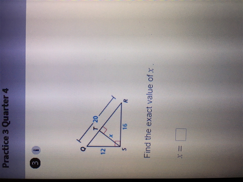 Find the exact value of X-example-1