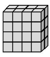 What is the volume of the rectangular prism below? A 16 cubic units B 20 cubic units-example-1