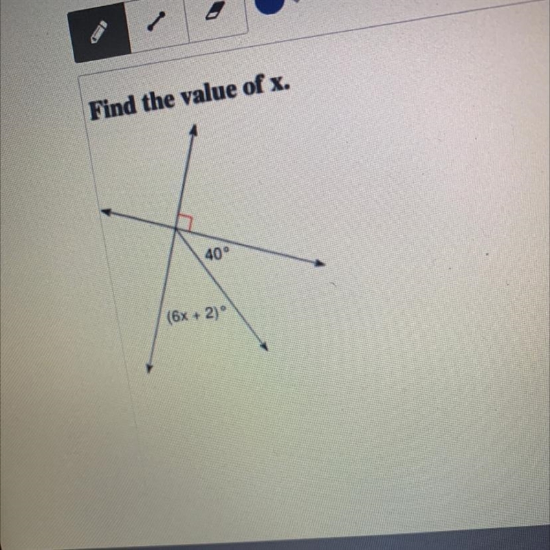 Find the value of x.-example-1