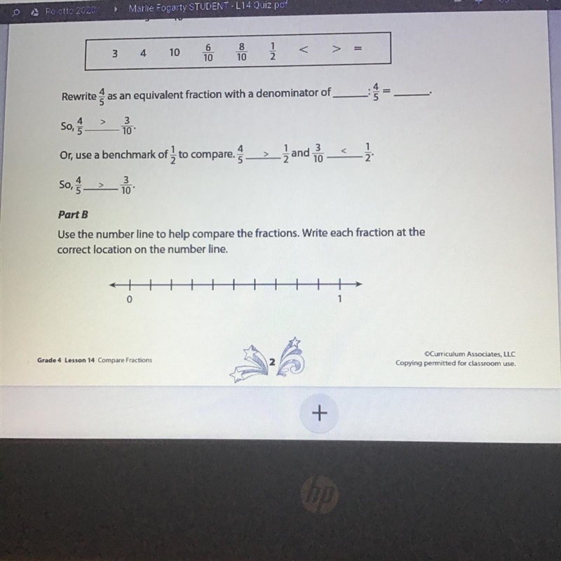 Whats the answer to part b and above?-example-1