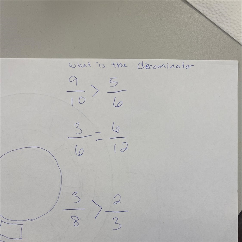 What is the denominator For these problems ?-example-1