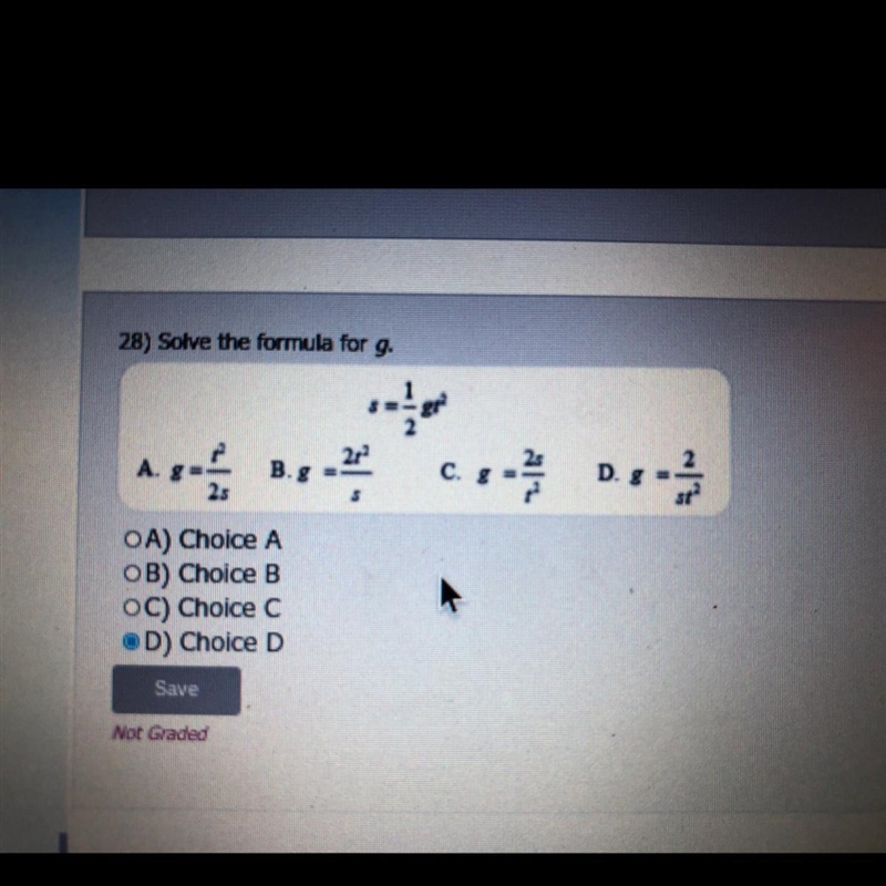 28) Solve the formula for g-example-1