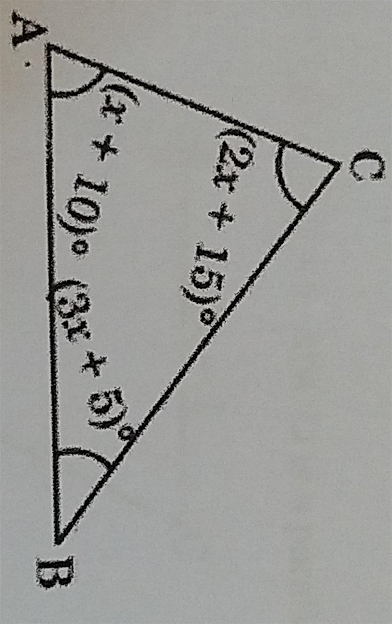 Find the angle measure x in the figure​-example-1