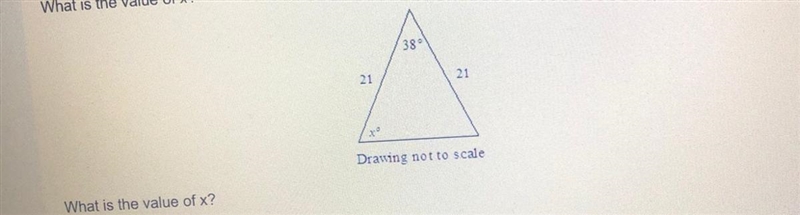 How to find the value of x-example-1