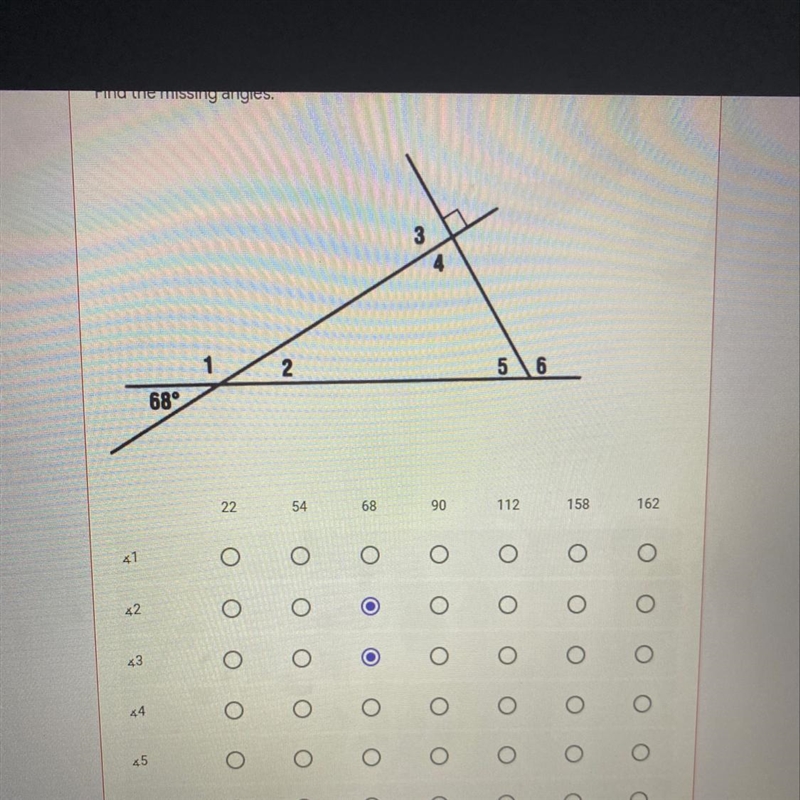 Find the missing angles-example-1