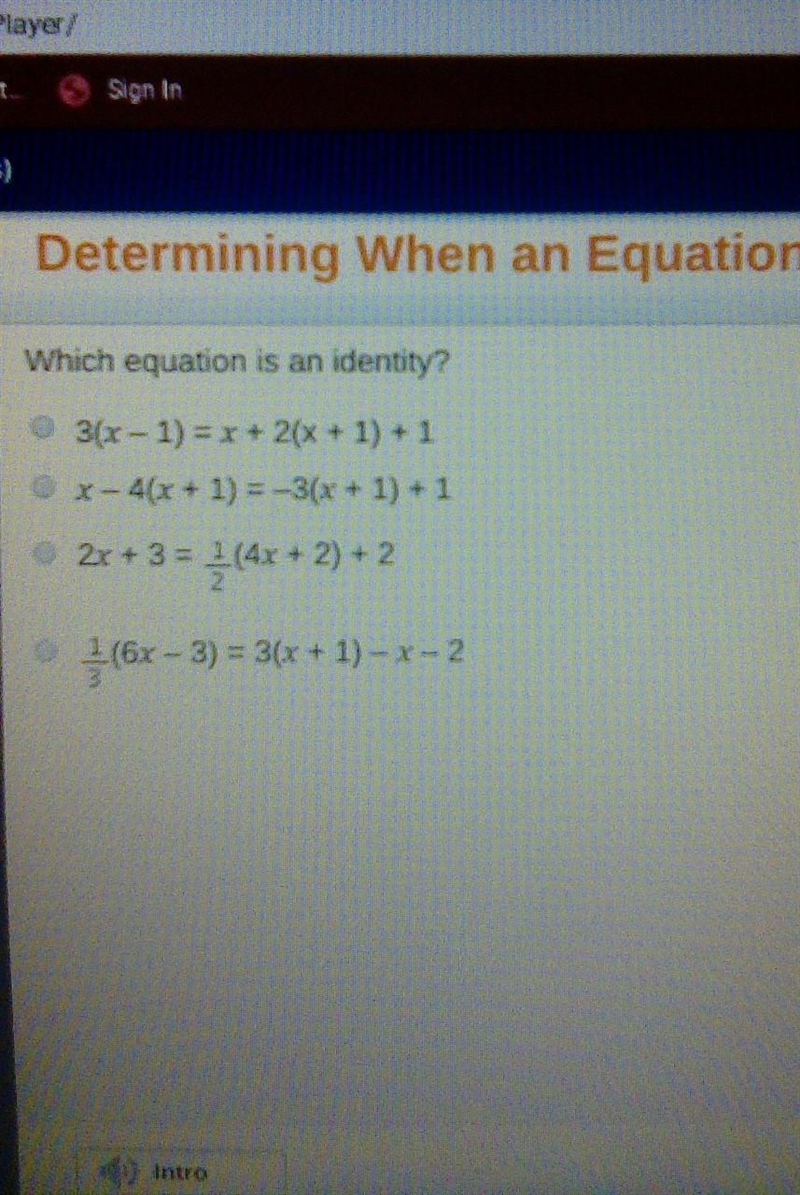 Which equation is an identity?​-example-1