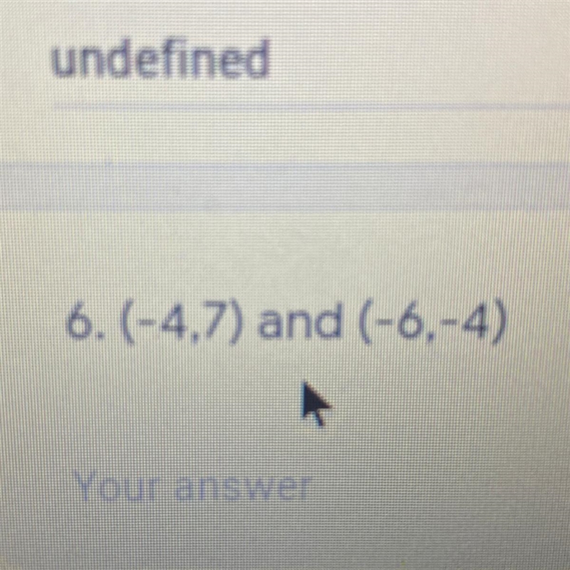 I need help to find the slope between these two points-example-1