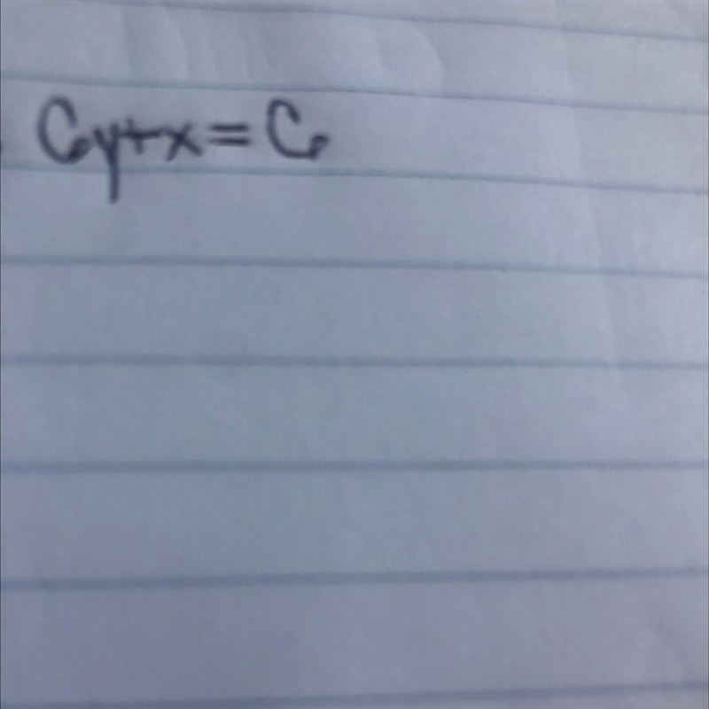 Determine the slope and the y intercept .6y+x=6 please help-example-1