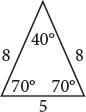 What type of triangle is shown in the image? Acute scalene triangle Obtuse scalene-example-1