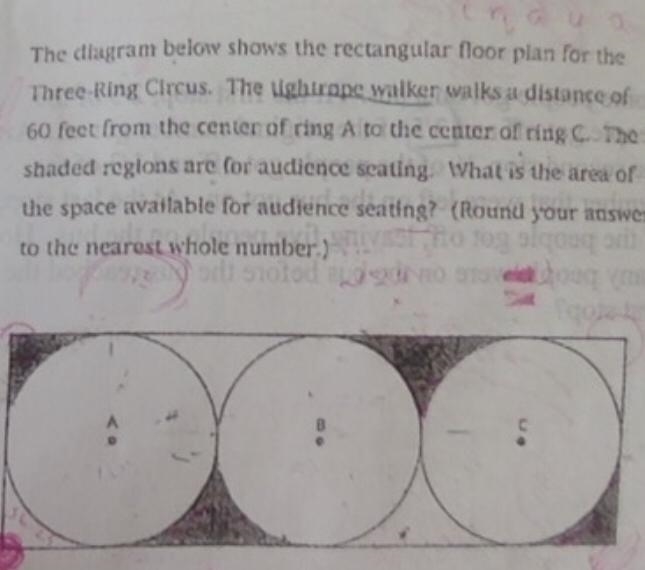 What is the area of the space available for audience seating. Round your answer to-example-1