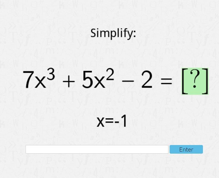 Order of Operations with and without variables-example-1