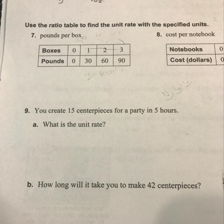 I need help with 7, 9a and 9b. Mainly #7 !!!-example-1