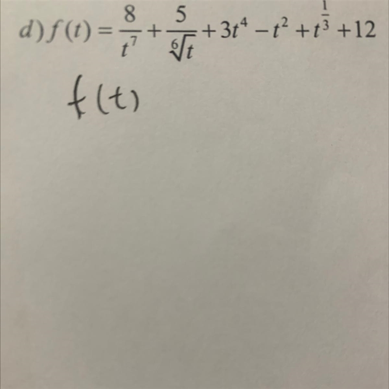 Find the derivation of the following functions with they corresponding variables-example-1