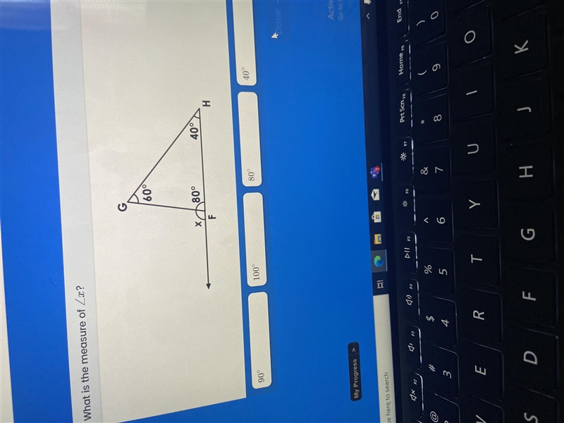 What is the measure of-example-1