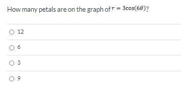 How many petals are on the graph? Find the trigonometric form of a given function-example-1