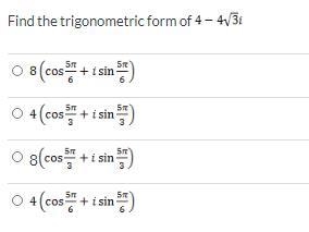 How many petals are on the graph? Find the trigonometric form of a given function-example-2