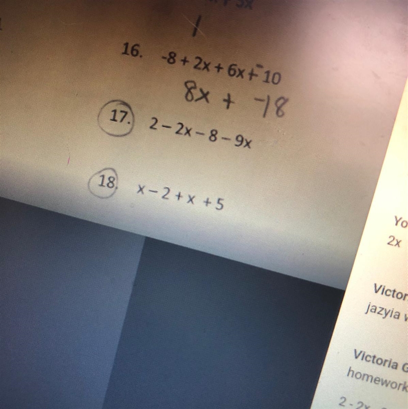 Someone help with 17 and 18 please-example-1