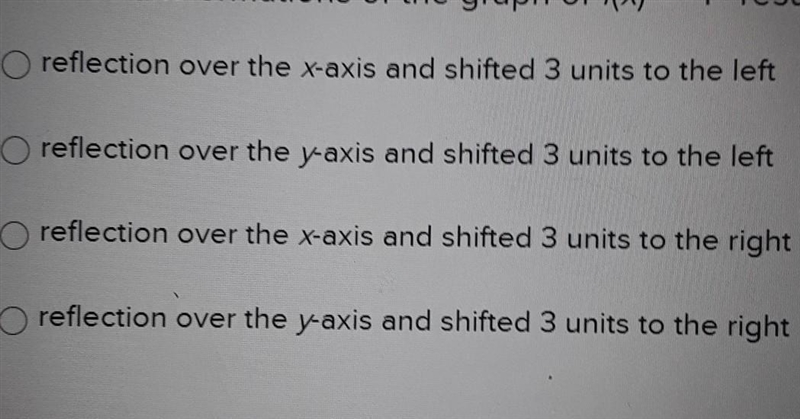 Which transformations of the graph of f(x)=-4^x result in the graph of f(x)=4^x+3?​-example-1