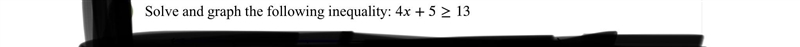 Solve and graph the following inequality-example-1