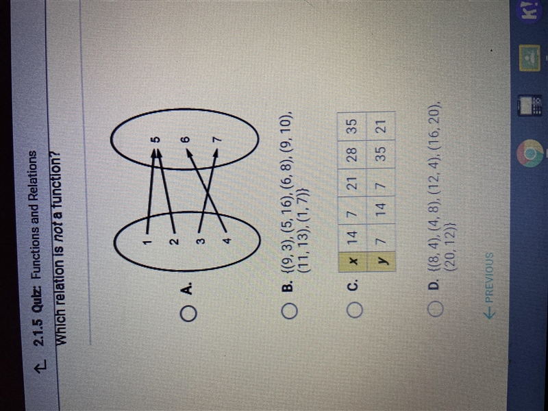 Which relation is NOT a function?-example-1