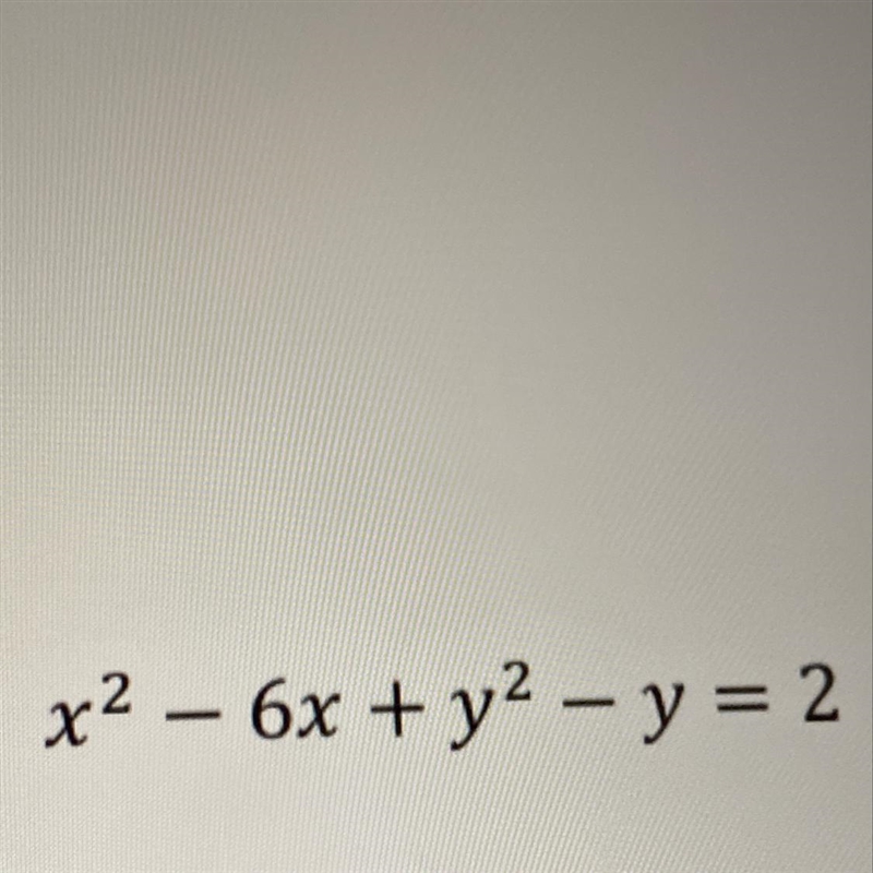 Find the center and radius of the circle-example-1