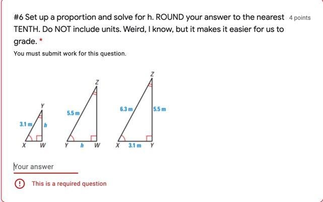 20 PTS! Is the answer h=2.7?-example-1