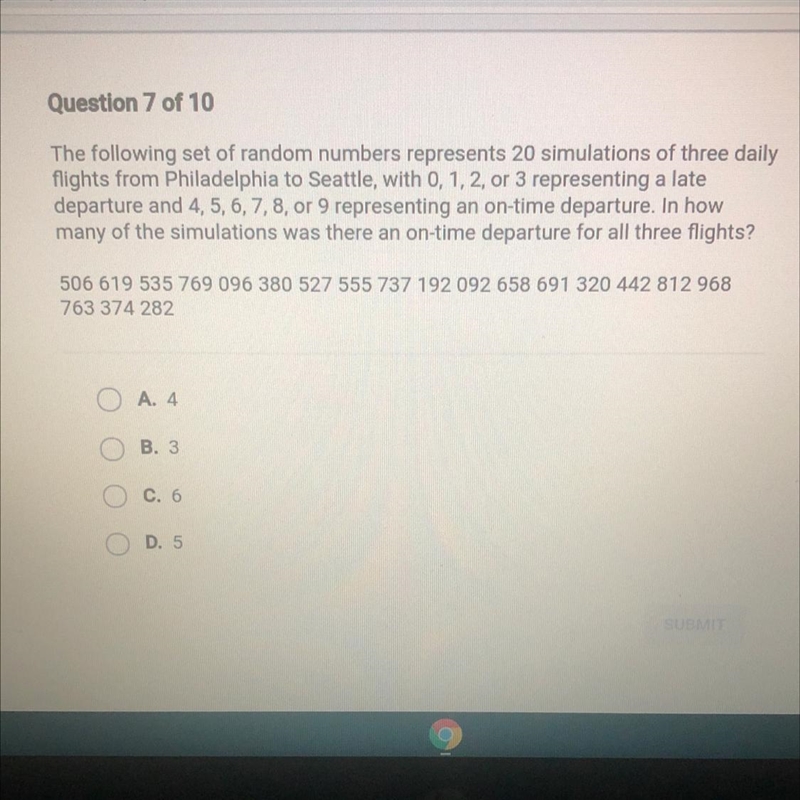 A.4 B.3 C.6 D.5........ please help-example-1