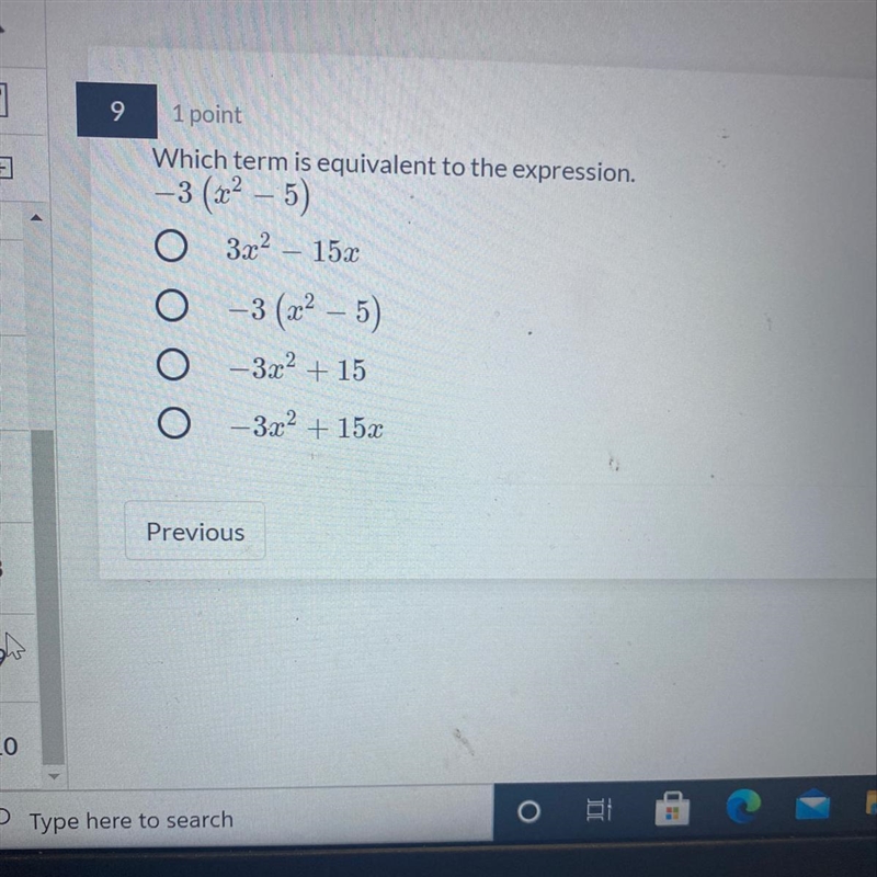 Which term is equivalent to this expression-example-1