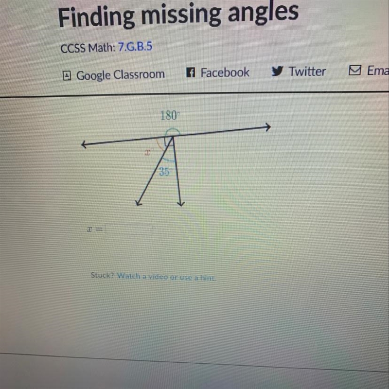 Finding missing angles-example-1