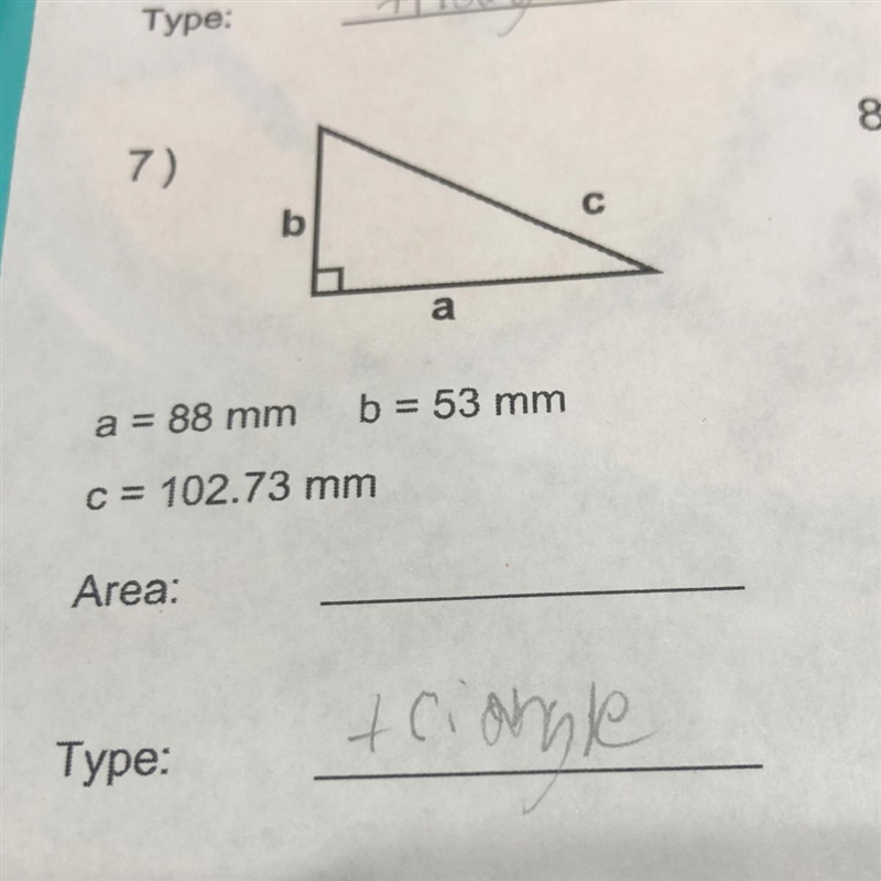 Find the area of the triangle SHOW WORK-example-1