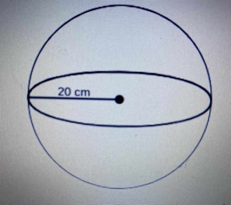 Calculate the volume (V) of the sphere. if necessary, round your answer to the nearest-example-1