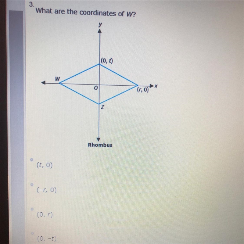 Please help A: (t,0) B: (-r,0) C: (0,r) D: (0,-t)-example-1