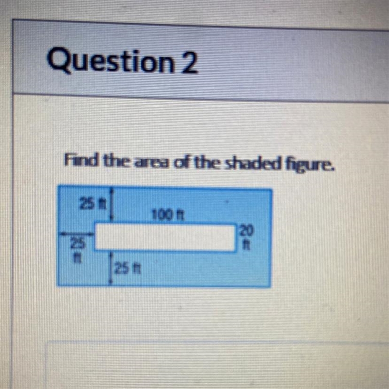 Find the area of the shaded figure.-example-1